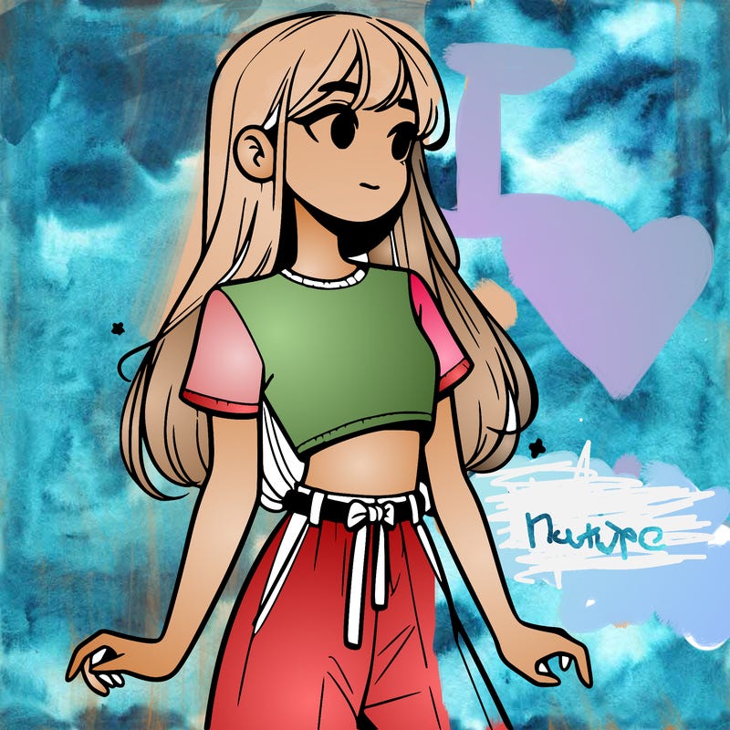 girl in a cute crop top