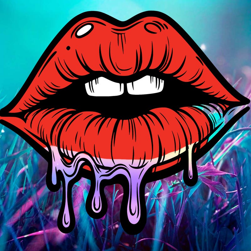 lips that look realistic and drip