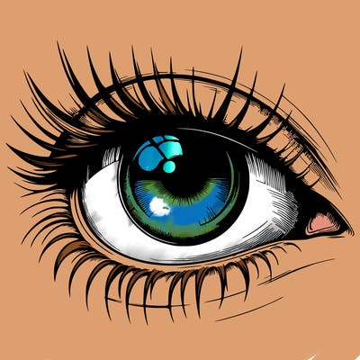 realistic eye