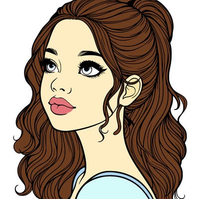 beautiful realistic girl