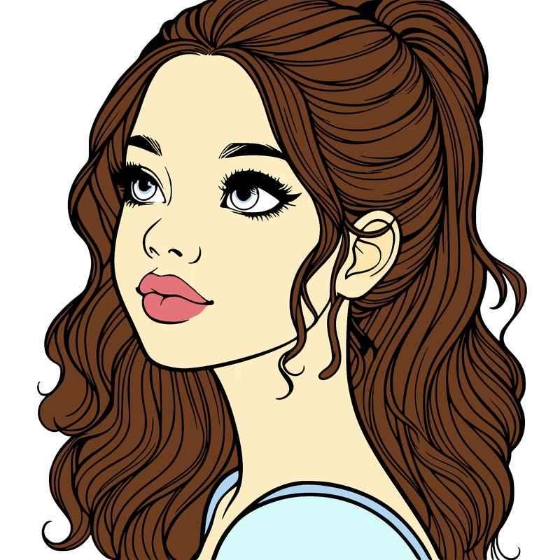 beautiful realistic girl