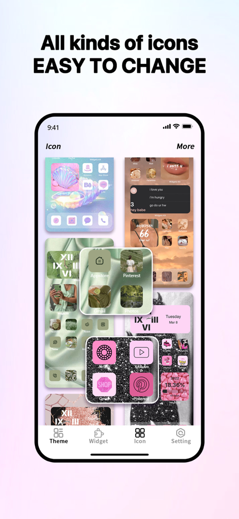 Uma coleção de ícones de aplicativos personalizados e estéticos para personalização da tela inicial do iPhone.