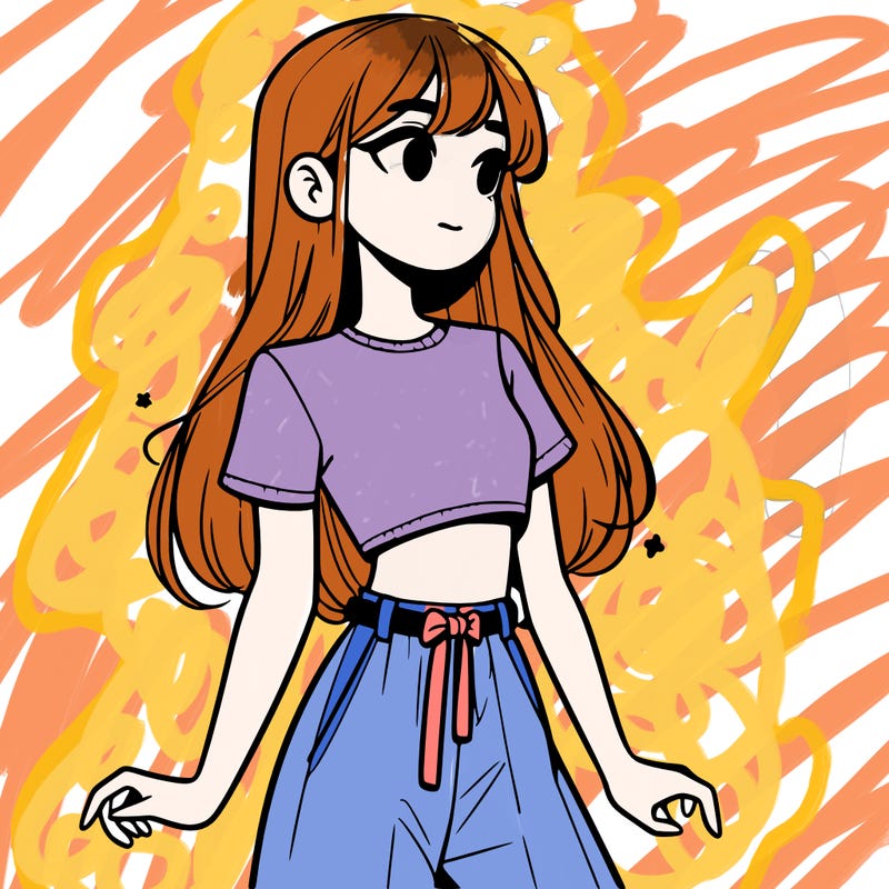 girl in a cute crop top