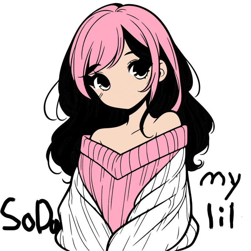 shy pretty girl wearing a sweater that is falling off one shoulder portrait