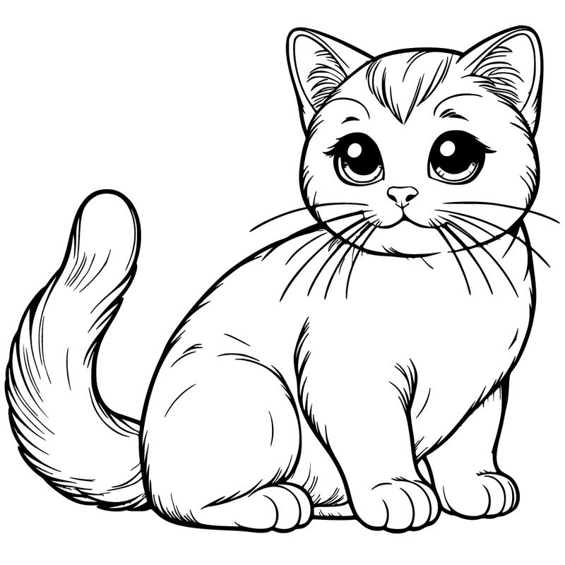 realistic cat