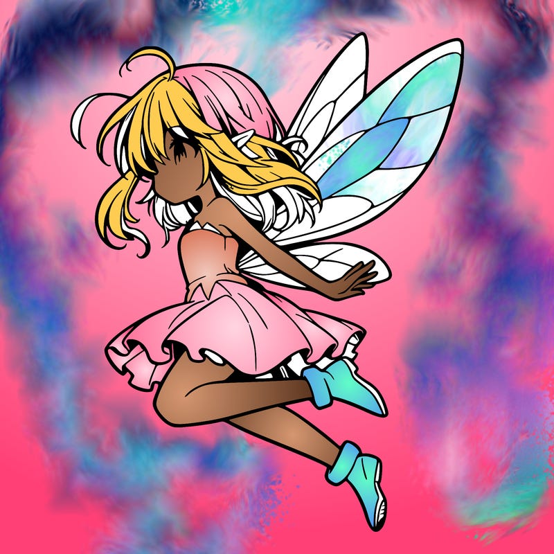 manga fairy flying