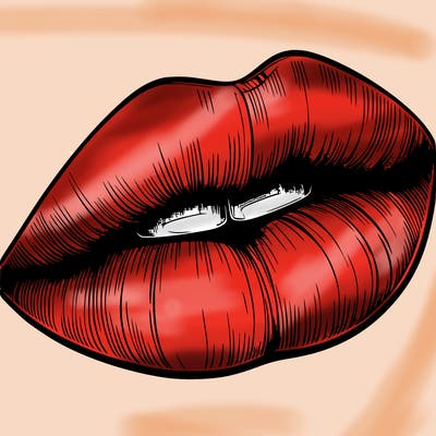 realistic lips