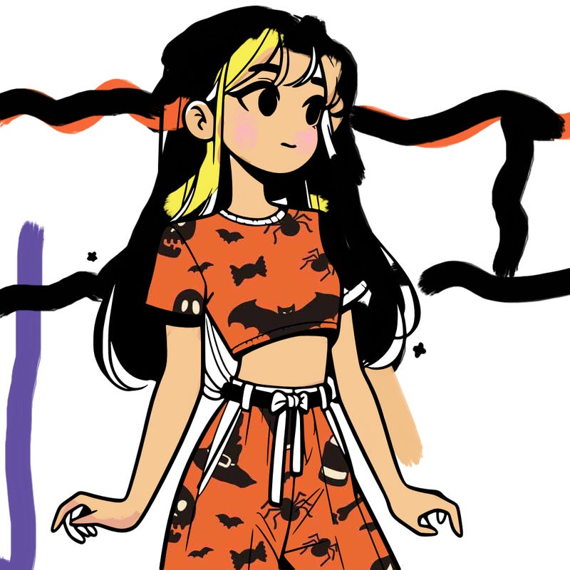 girl in a cute crop top