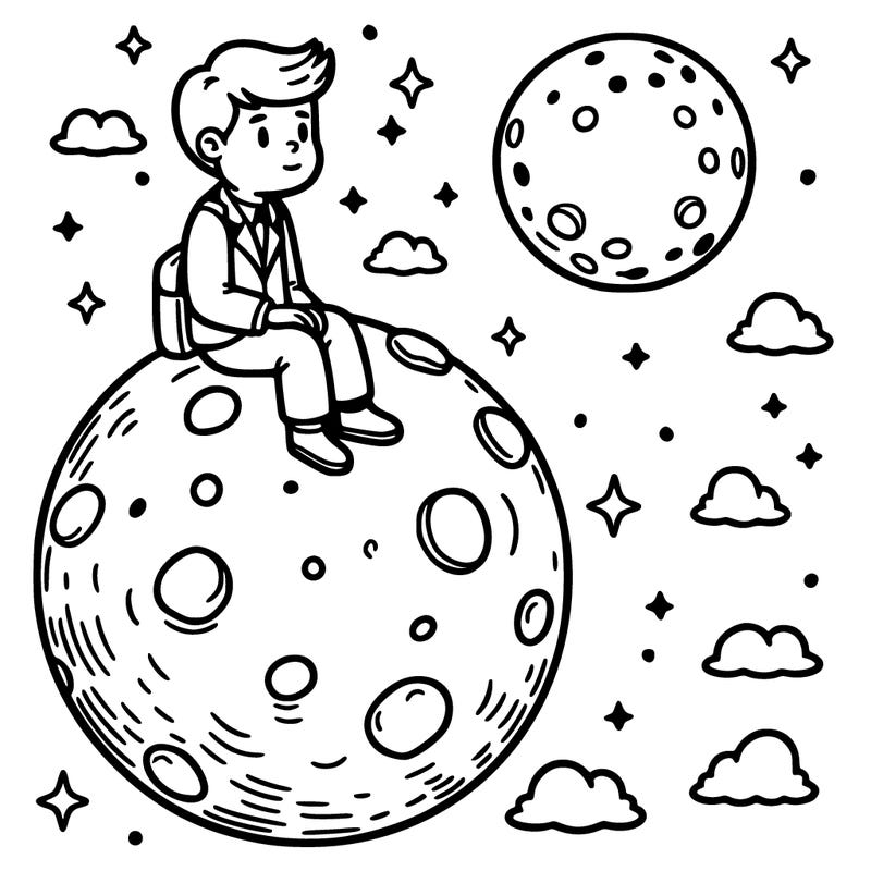 man on the moon looking down on earth