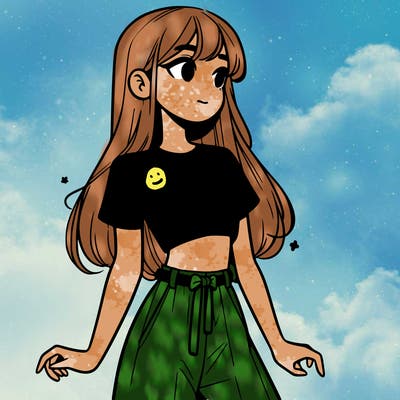 girl in a cute crop top