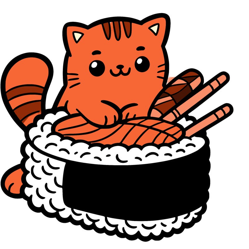 sushi cat