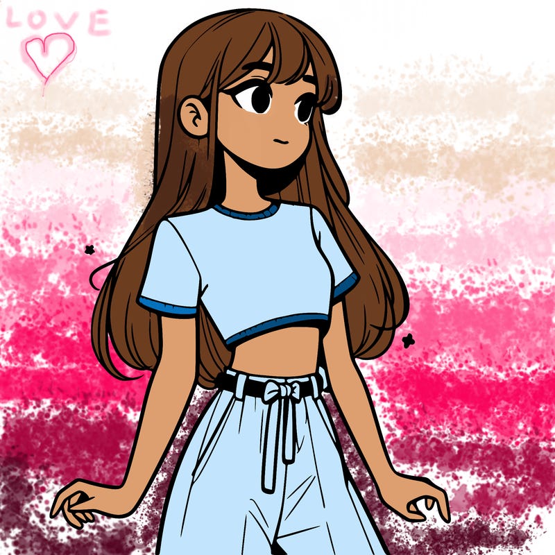 girl in a cute crop top