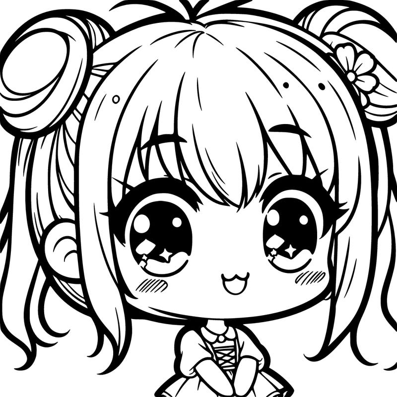 cute chibi girl