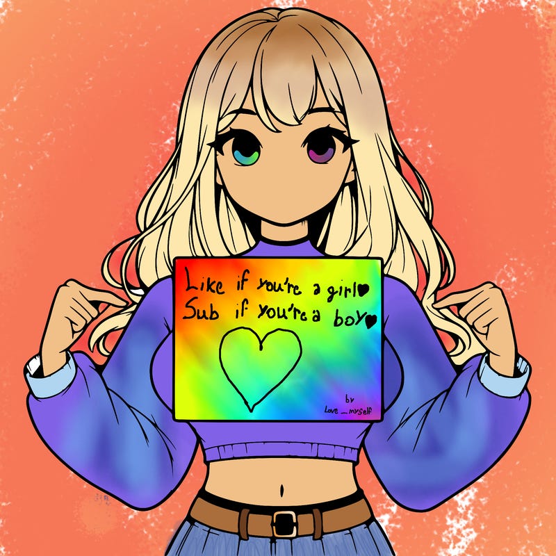 girl holding a blank sign in a long sleeve crop top