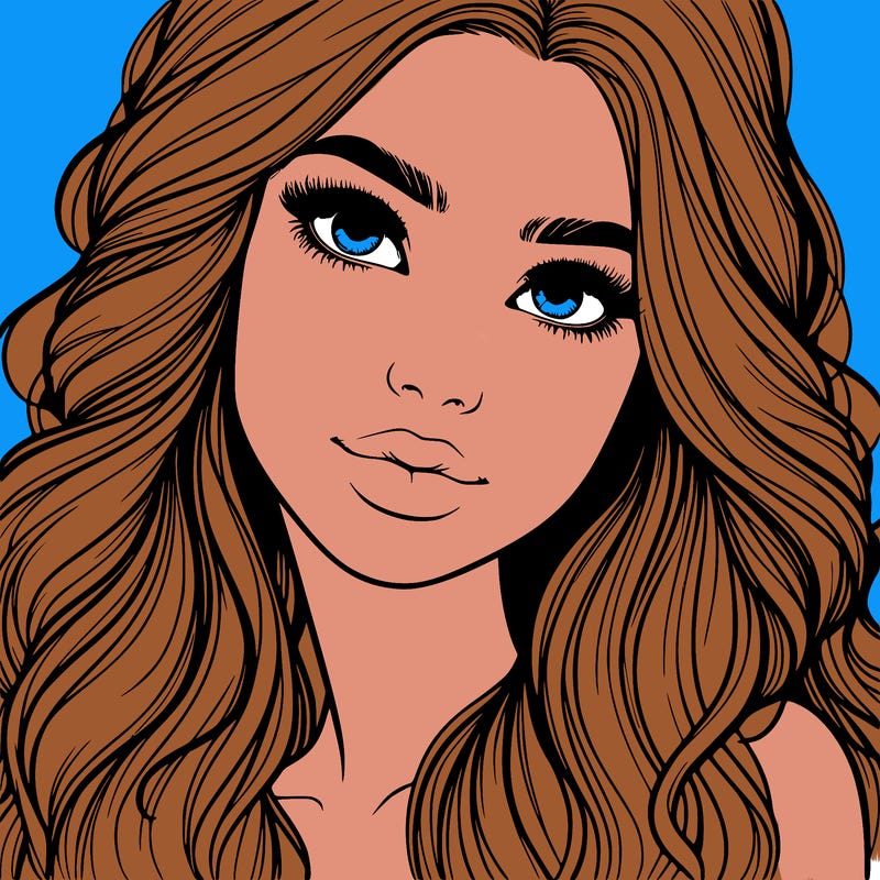 beautiful realistic girl