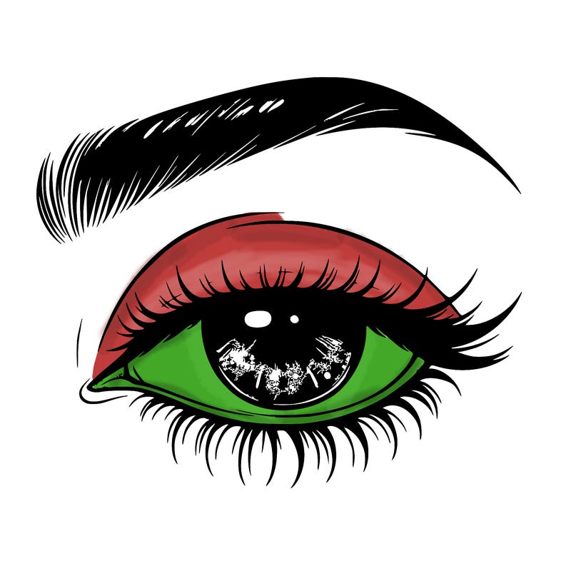 eye closed realistic