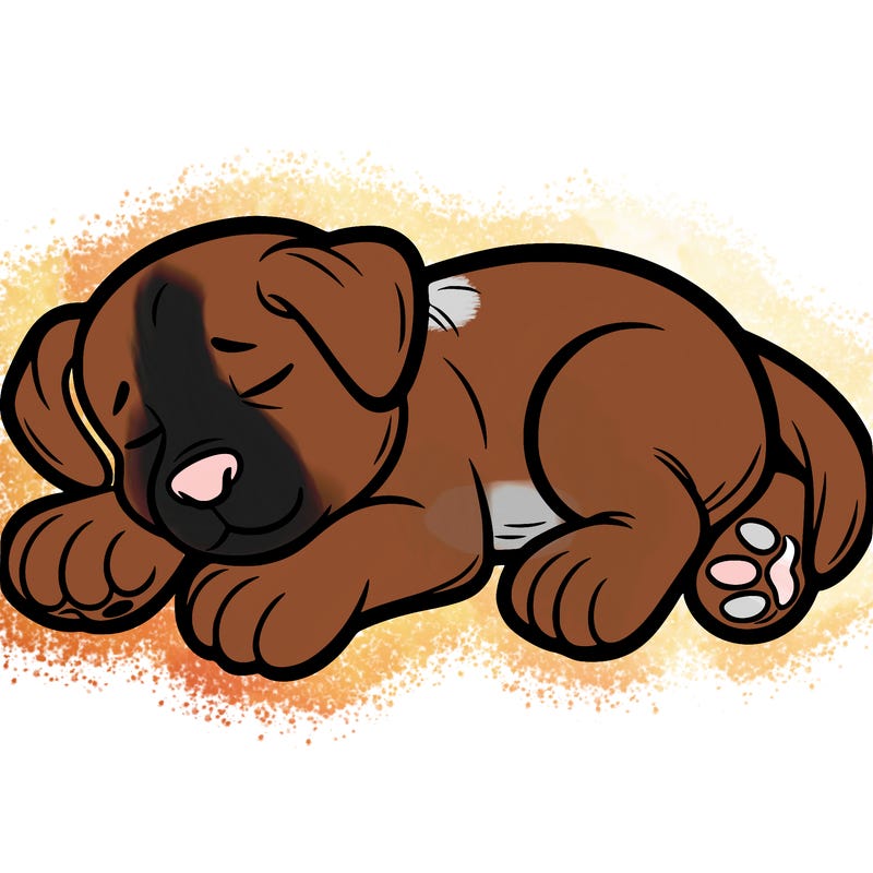 sleeping puppy
