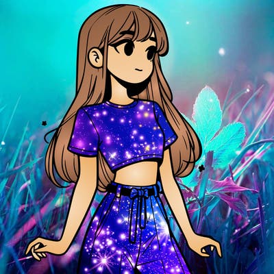 girl in a cute crop top