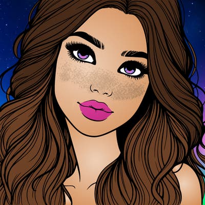 beautiful realistic girl