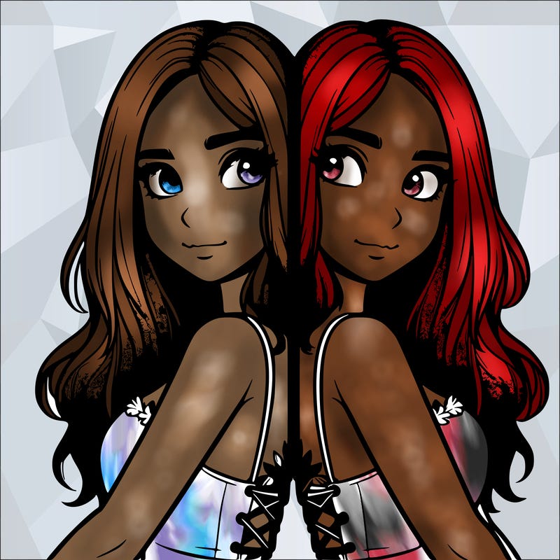 a realistic girl split