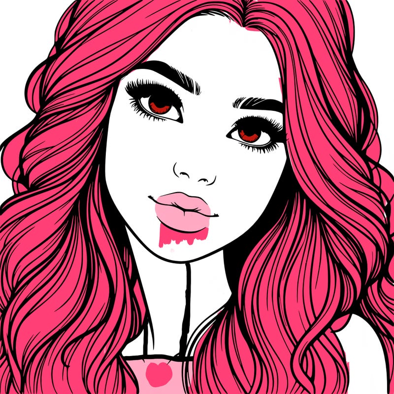 beautiful realistic girl