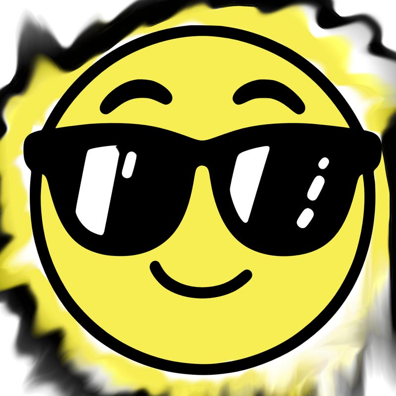 emoji with sunglasses