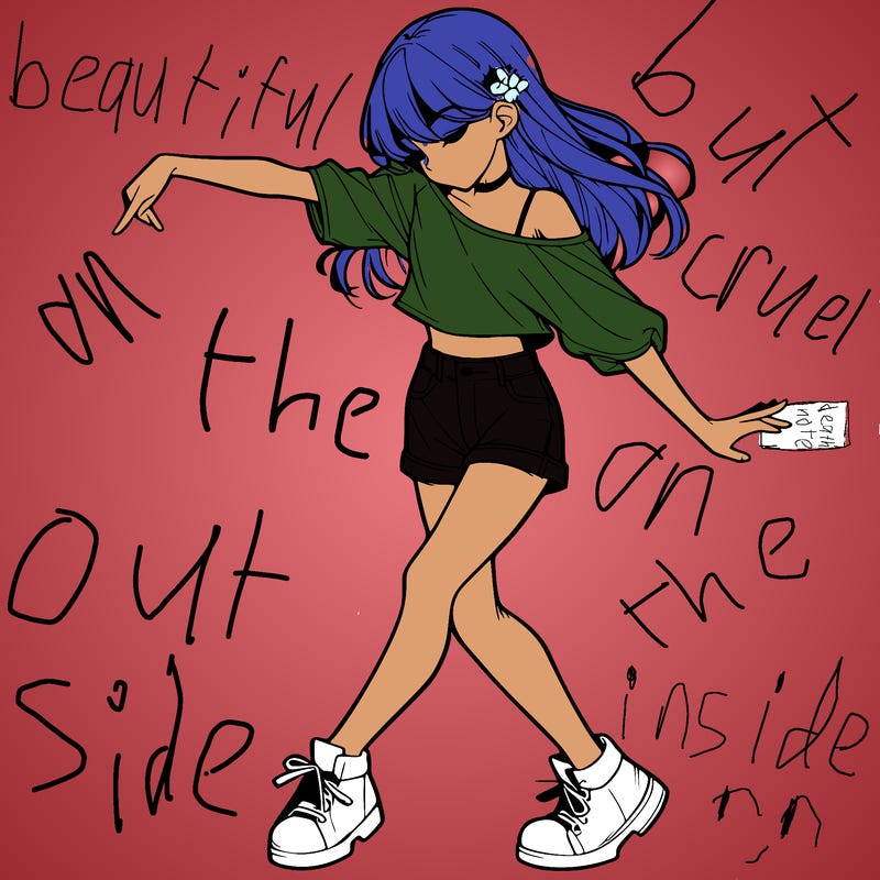 realistic girl danceing