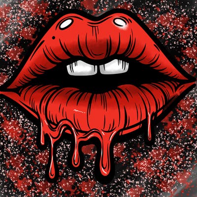 lips that look realistic and drip