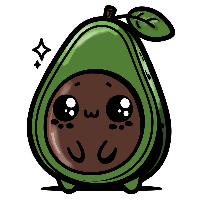 cute avocado