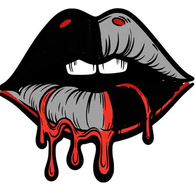 lips that look realistic and drip