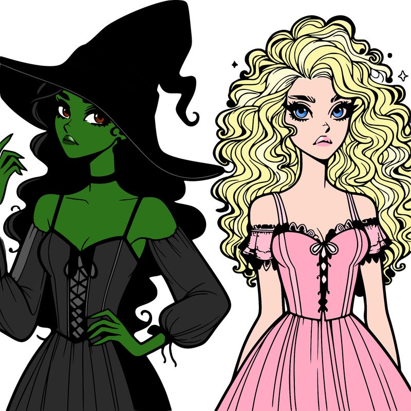 elphaba and glinda