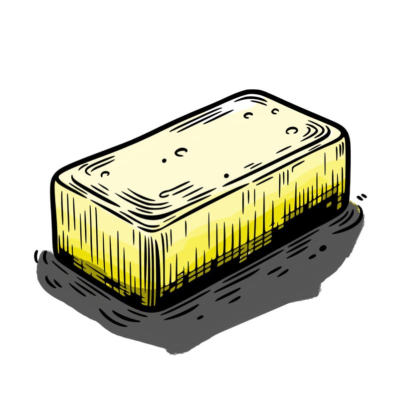 a stick of butter
