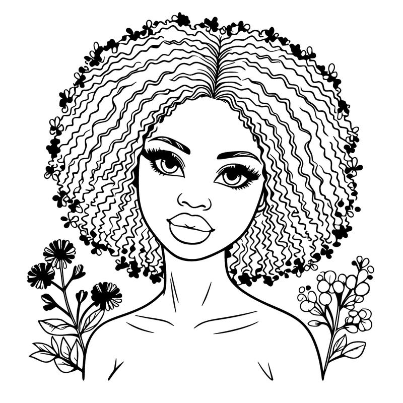 beautiful african american woman