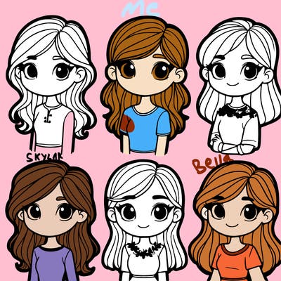 6 girls