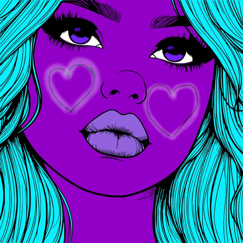 really realistic girl with lips