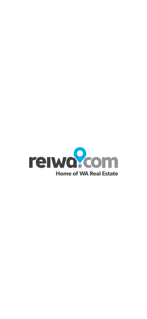reiwa.com - Real Estate - reiwa.com Immobilien-App-Logo mit dem Slogan Home of WA Real Estate