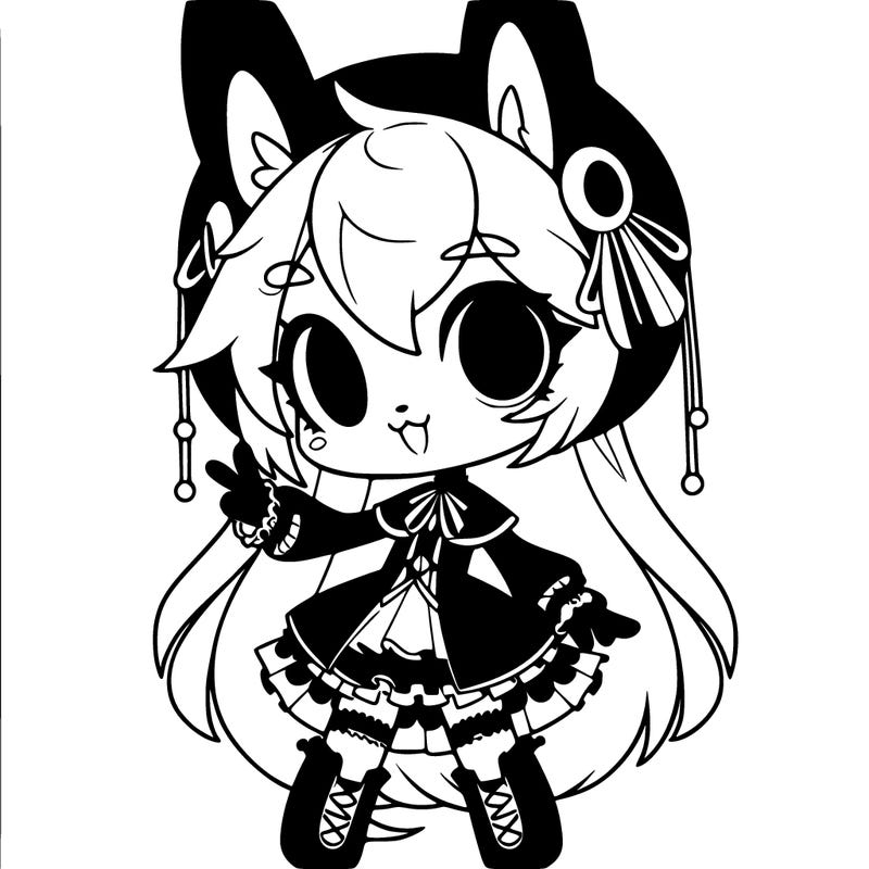kuromi from hello kitty
