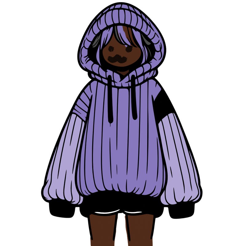 oversized jumper on girl