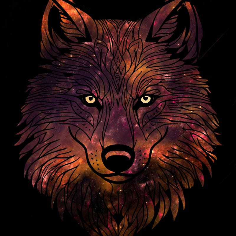 realistic wolf