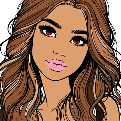 beautiful realistic girl