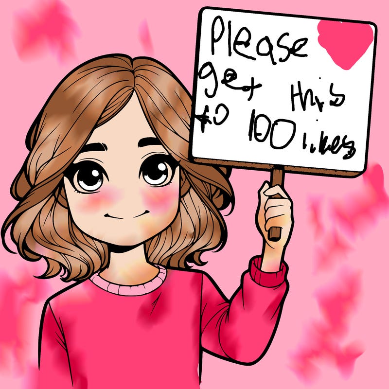 realistic girl holding up a sign
