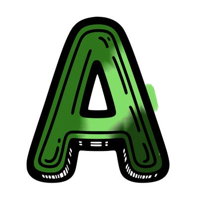 the letter a