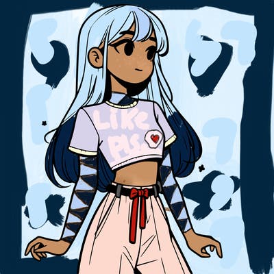 girl in a cute crop top