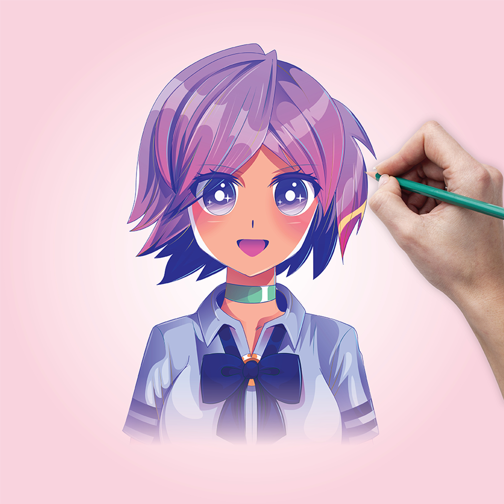 Drawing Anime Step by Step - Lifestyle App | MWM