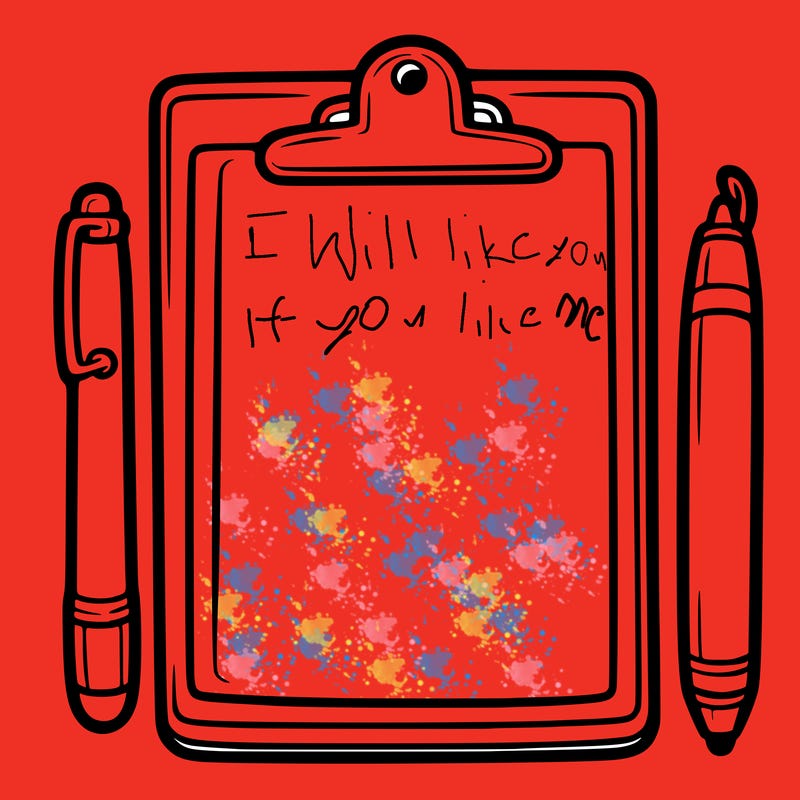 blank clip board with pen