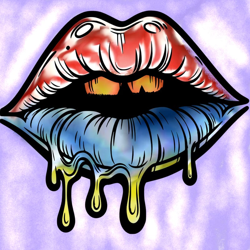 lips that look realistic and drip