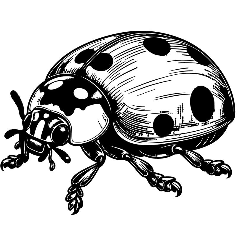 realistic ladybug