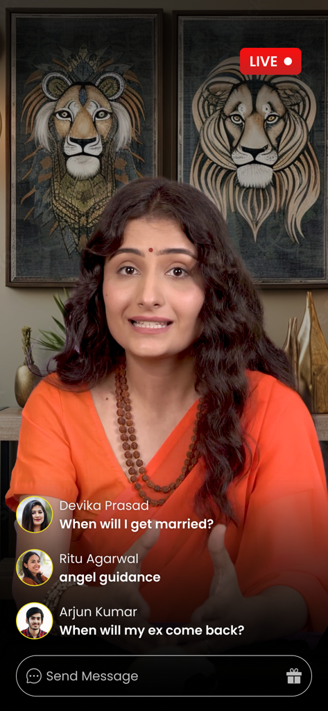 Astrotalk - Talk to Astrologer - Live astrology session on Astrotalk featuring a real-time consultation with an expert.