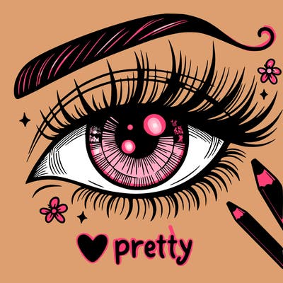 pretty eye