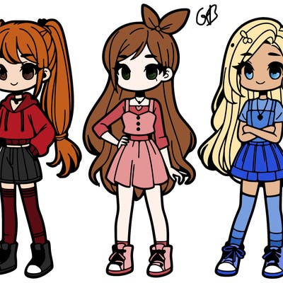 animated girls